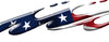 american flag decal enlarged to see detail